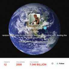DIPLO «Random White Dude Be Everywhere»